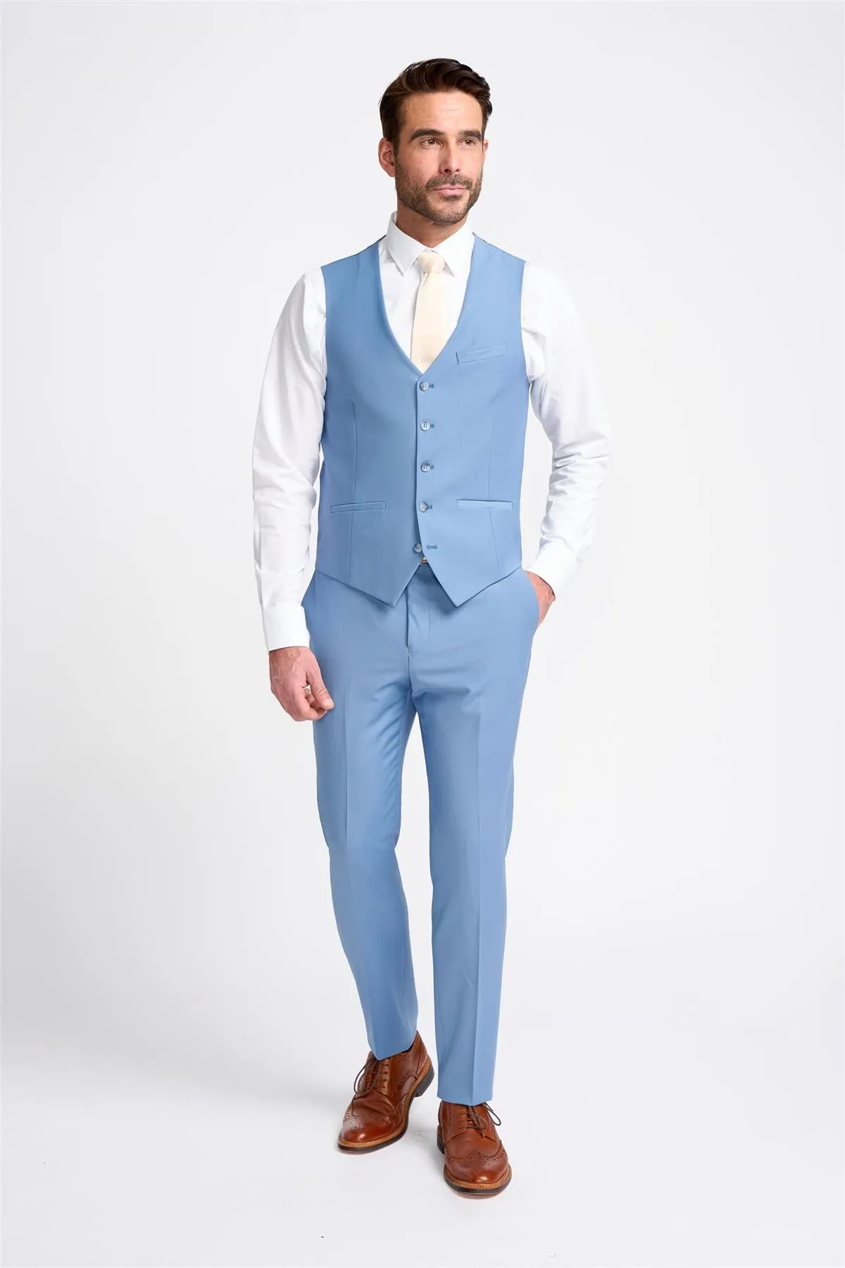 Bond Ocean Blue Waistcoat