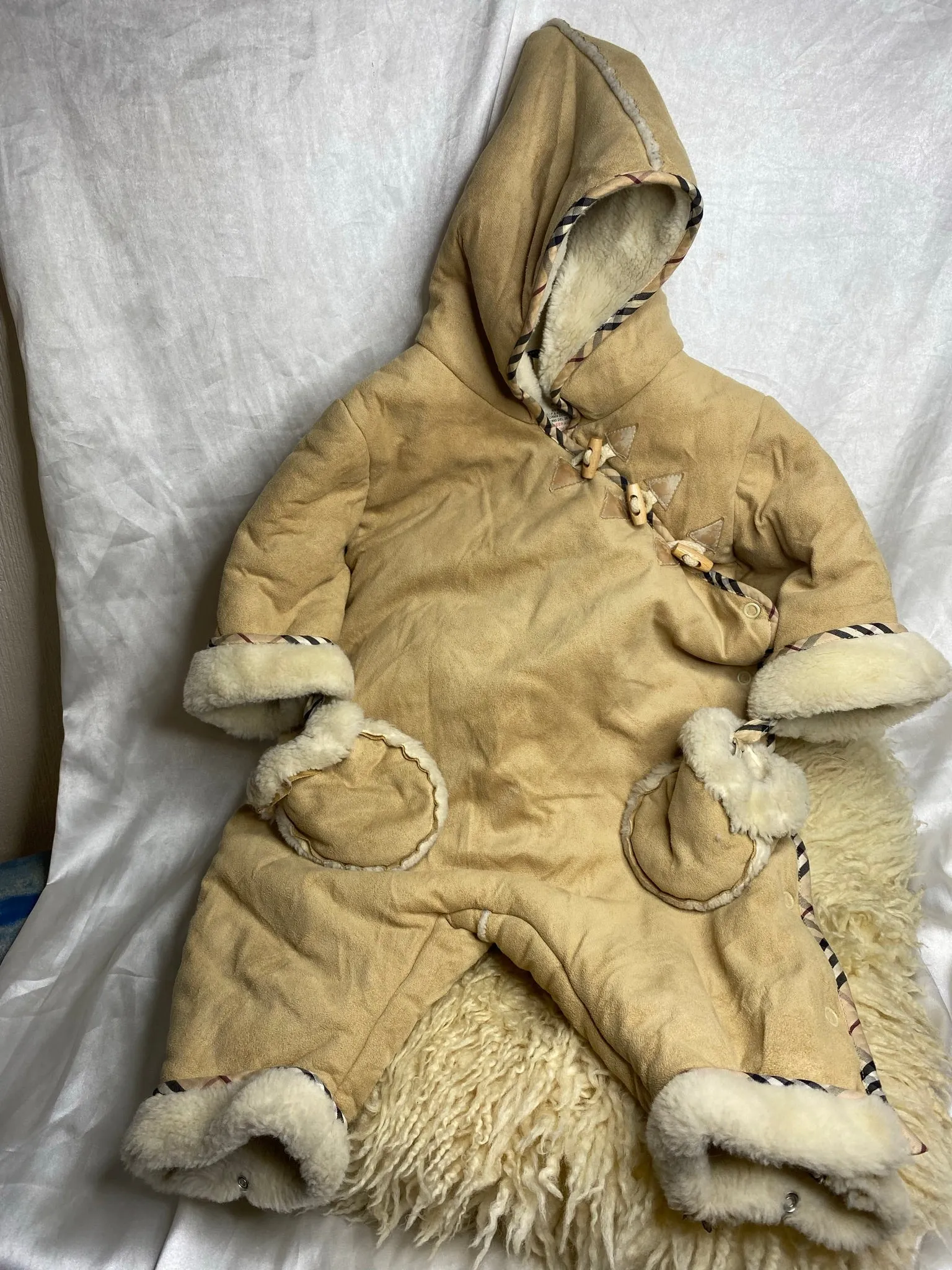 Burberry baby winter snowsuit - 6 to 12 months