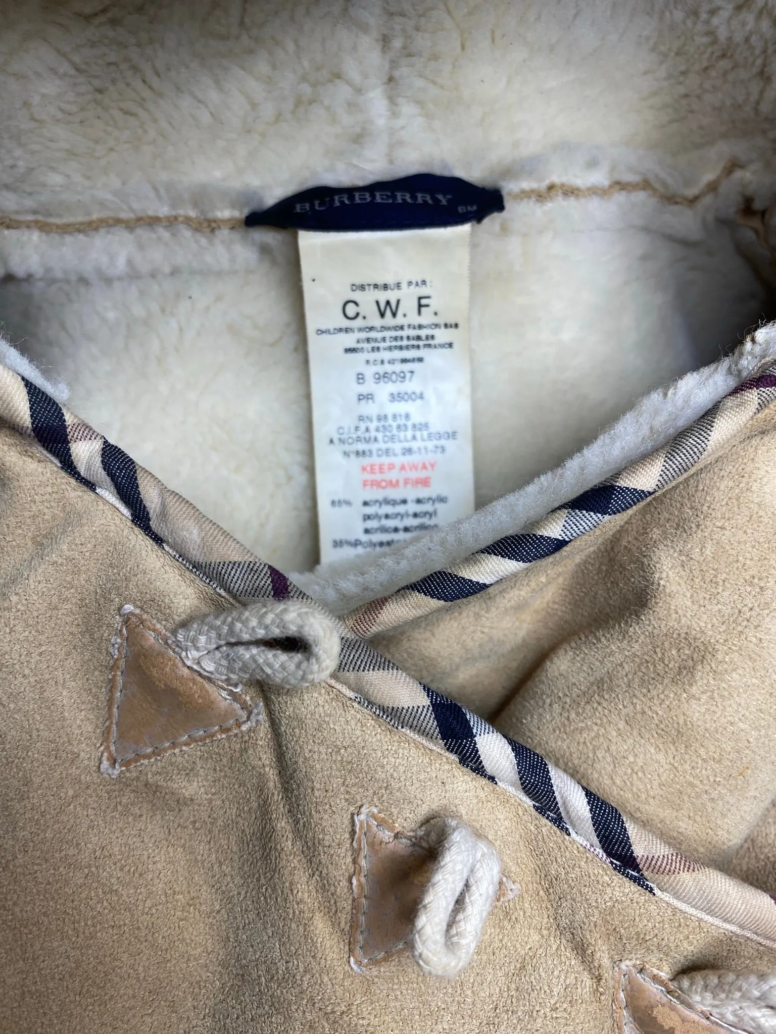 Burberry baby winter snowsuit - 6 to 12 months