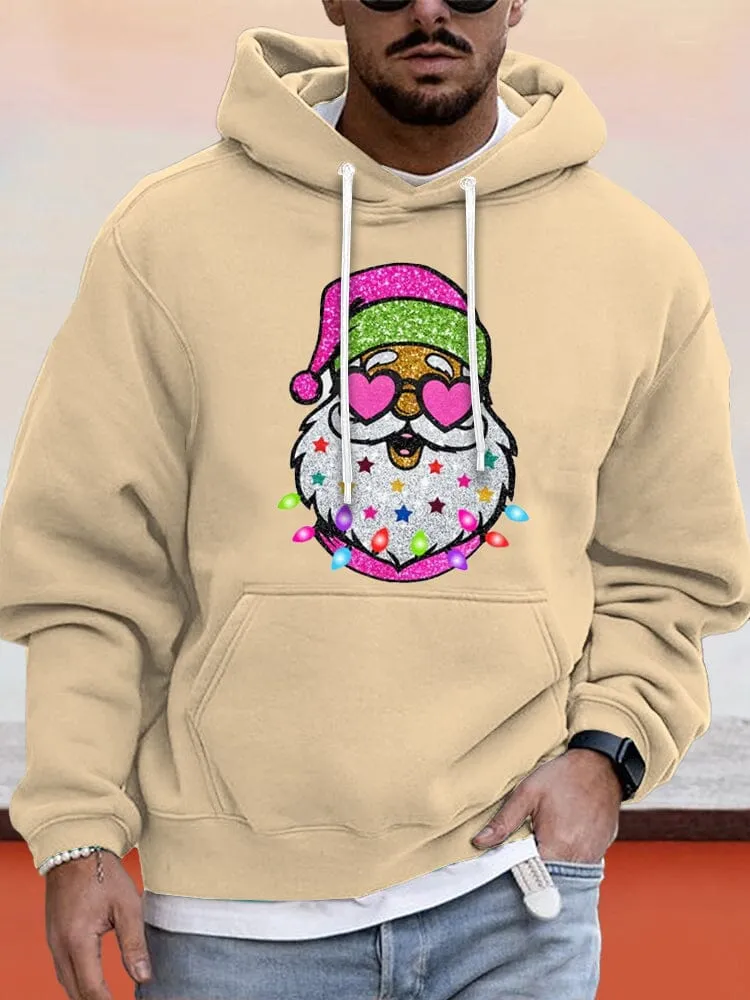 Casual Santa Claus Graphic Hoodies