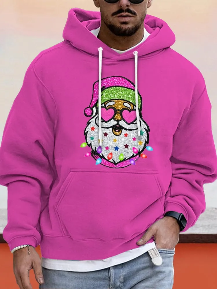 Casual Santa Claus Graphic Hoodies