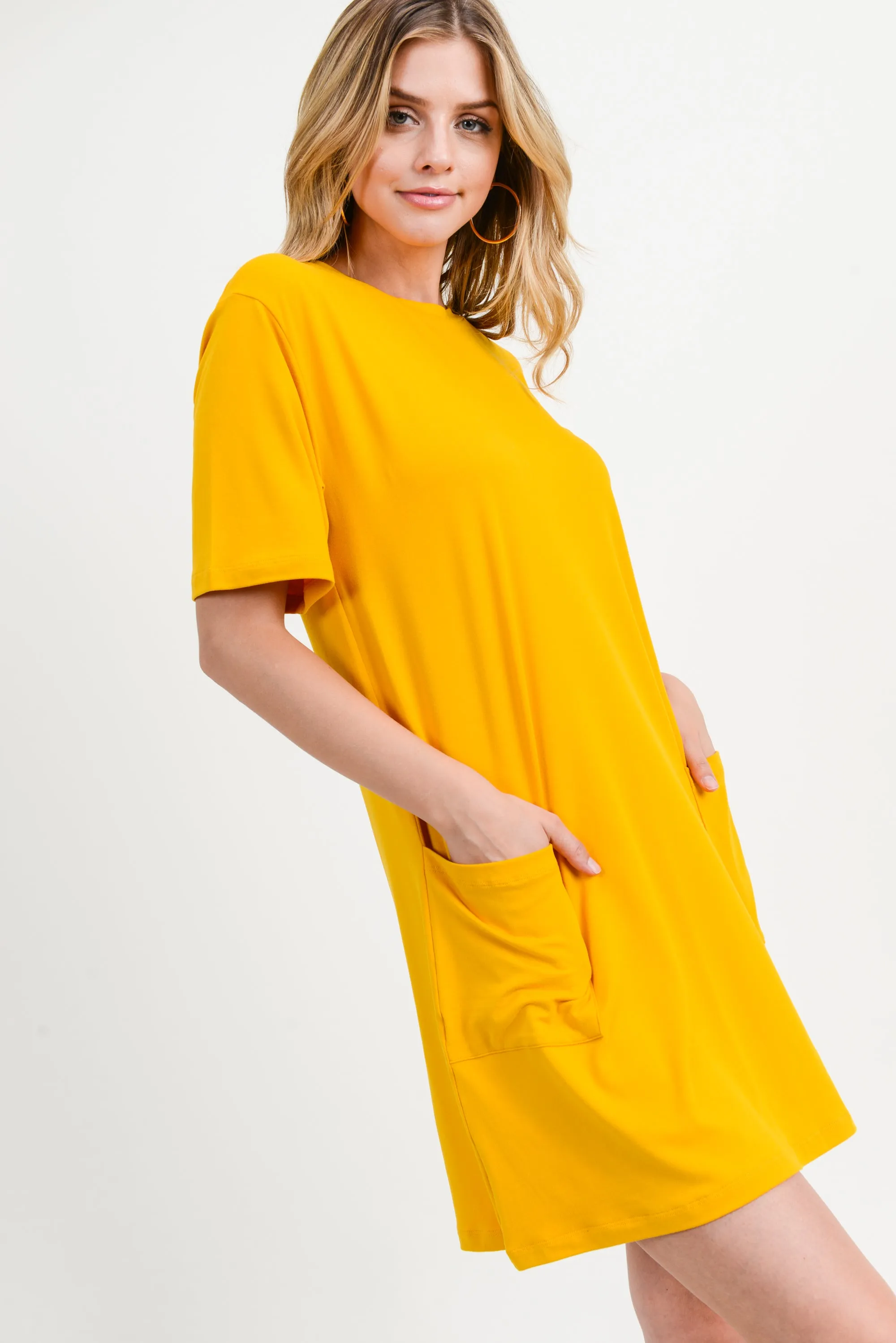 Day to Night Two Pocket T-Shirt Dress