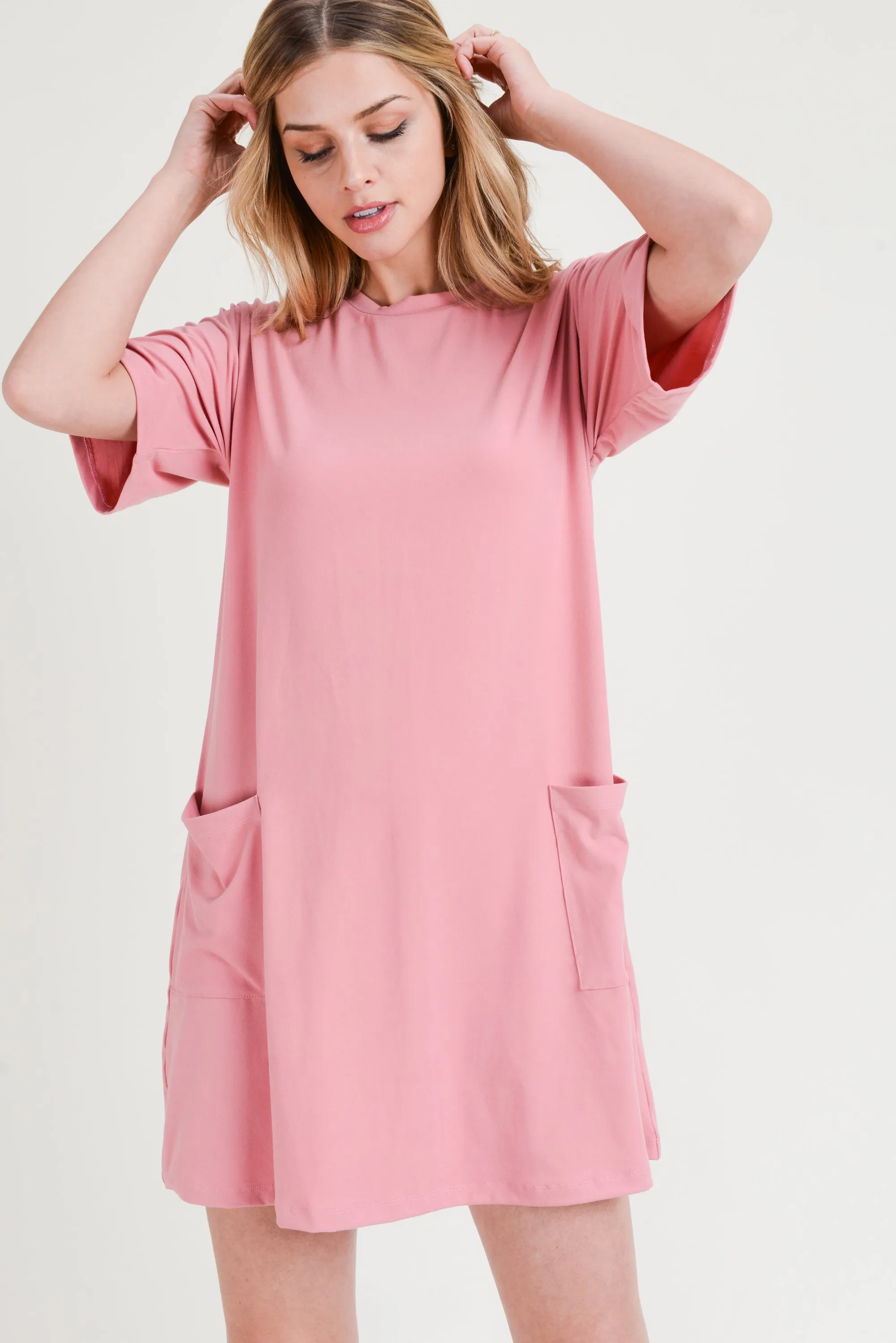 Day to Night Two Pocket T-Shirt Dress