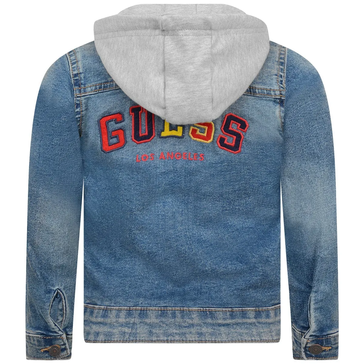 Guess Boys Denim Jacket With Hood