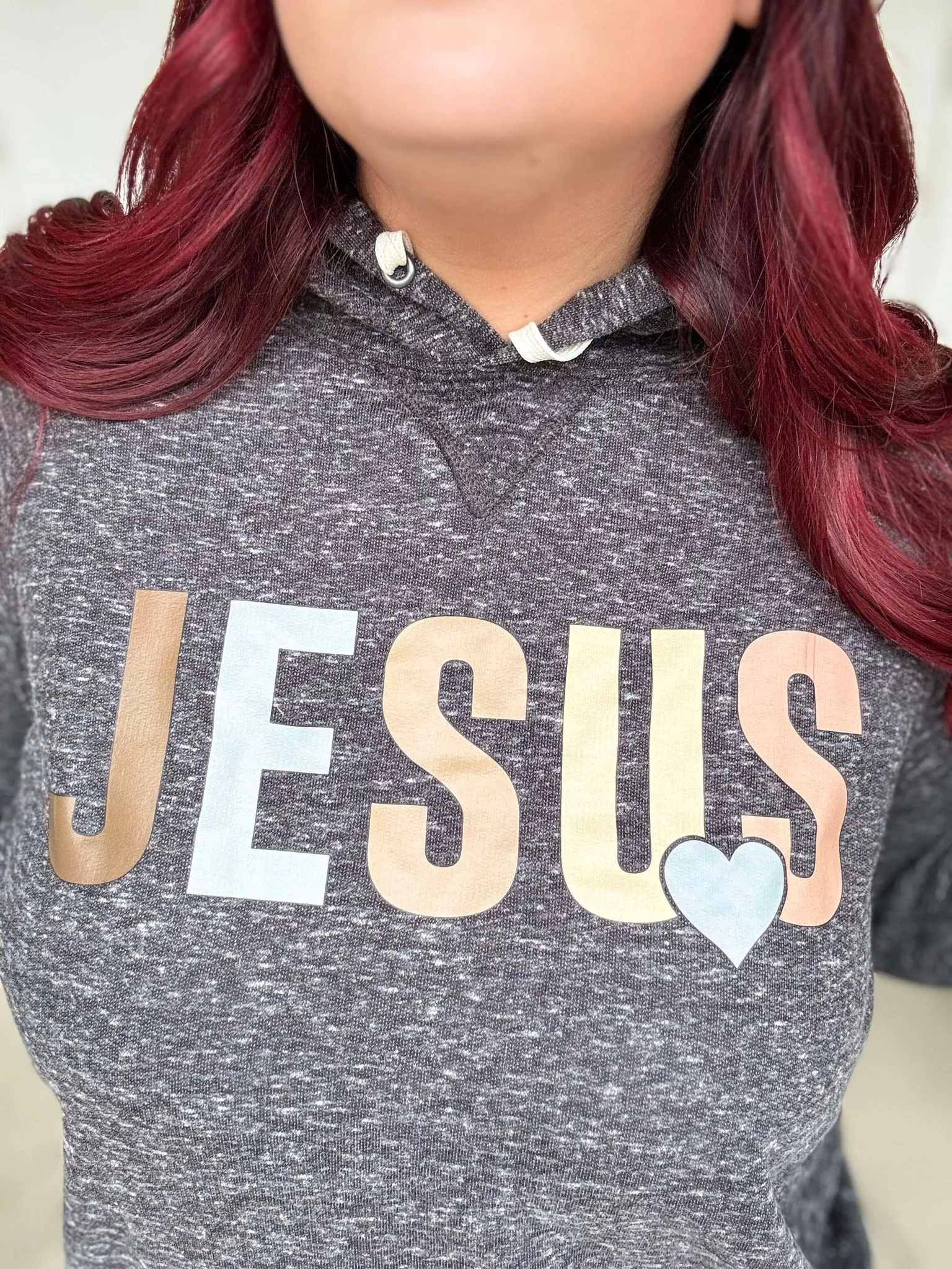 Jesus Heathered Hoodie