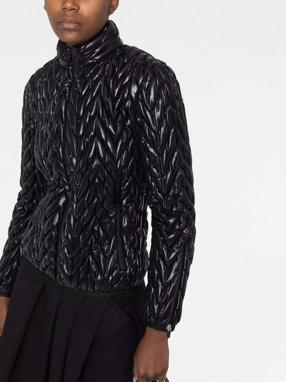 KHRISJOY quilted zip-fastening jacket