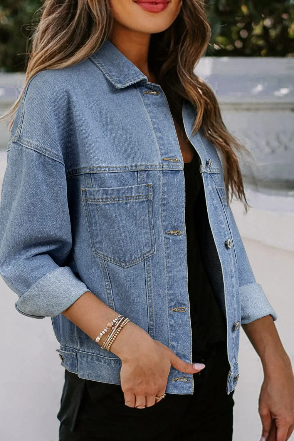 Lakely Oversized Denim Jacket