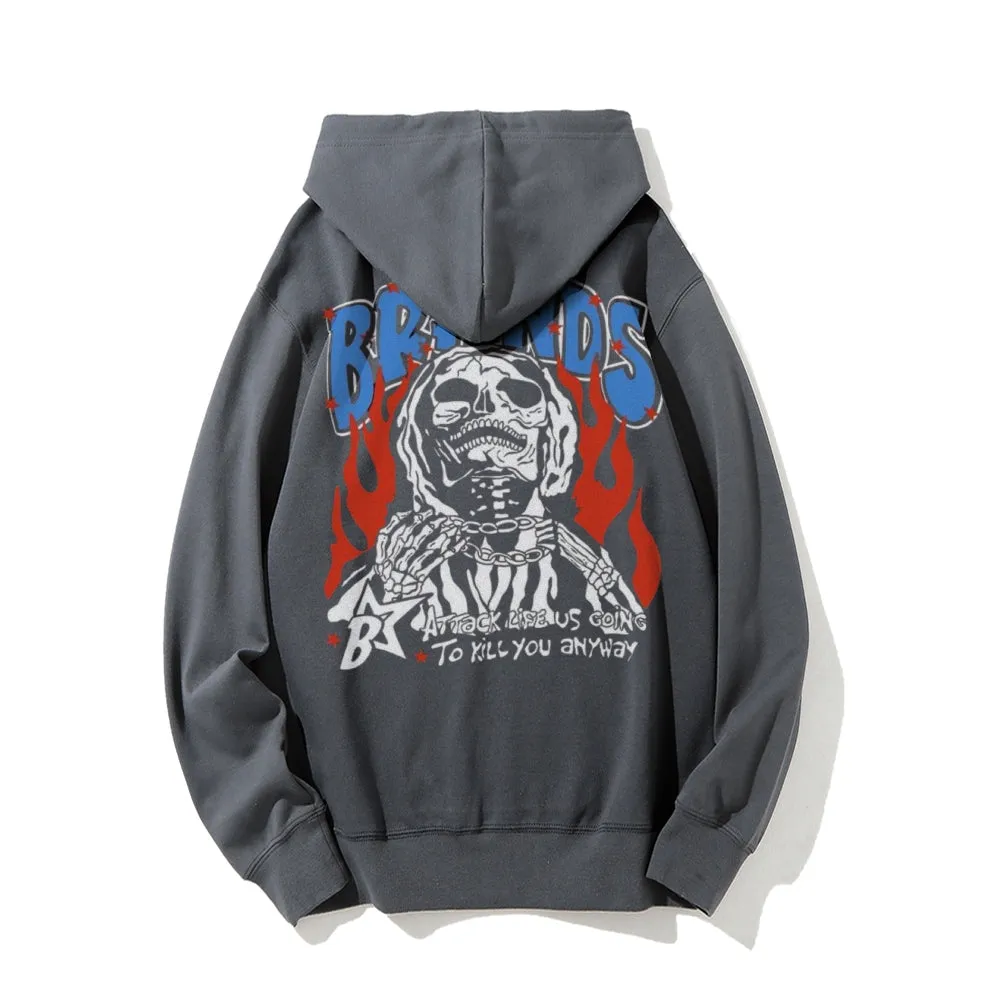 Mens Brands Rock Graphic Hoodies