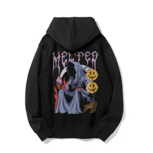 Mens No Face Reaper Graphic Hoodies