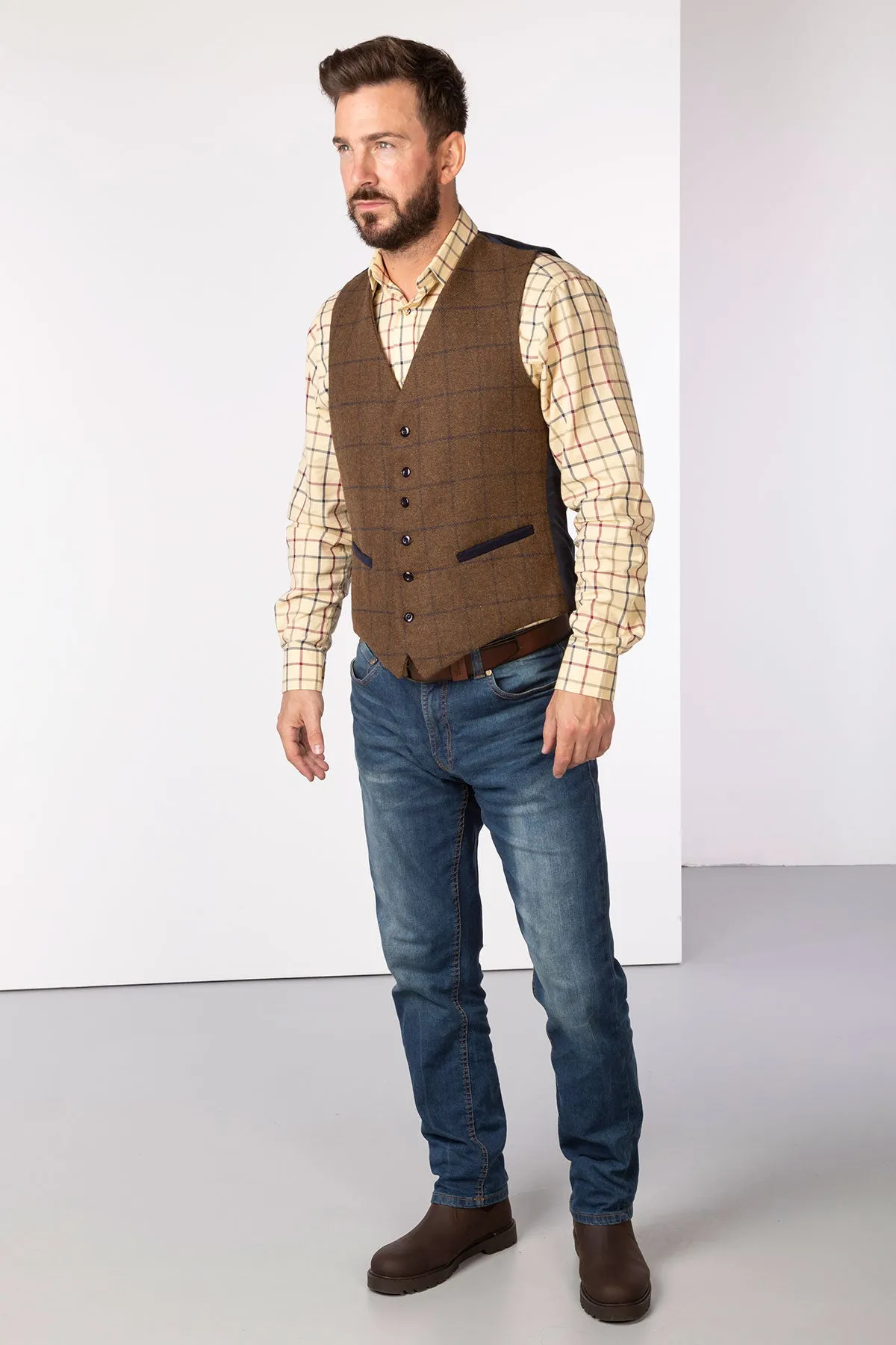 Men's Tweed Waistcoat