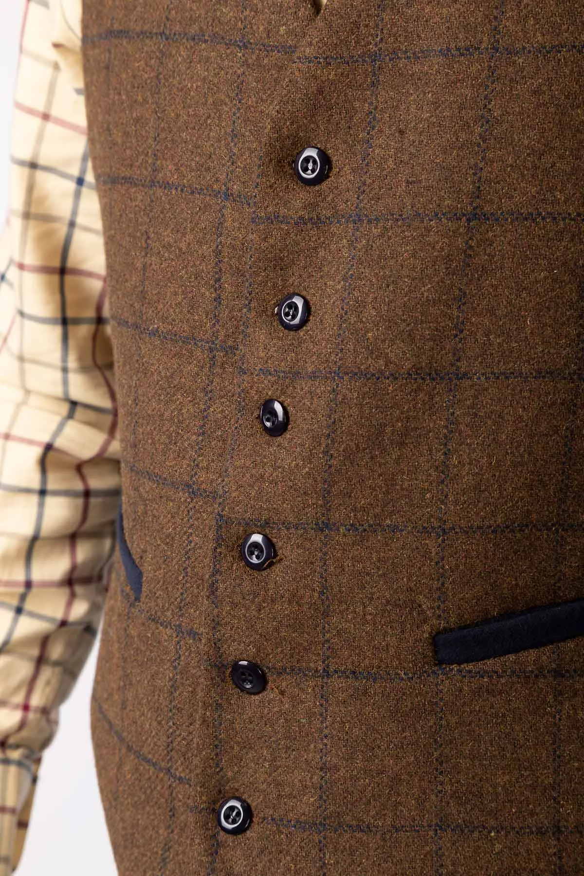 Men's Tweed Waistcoat