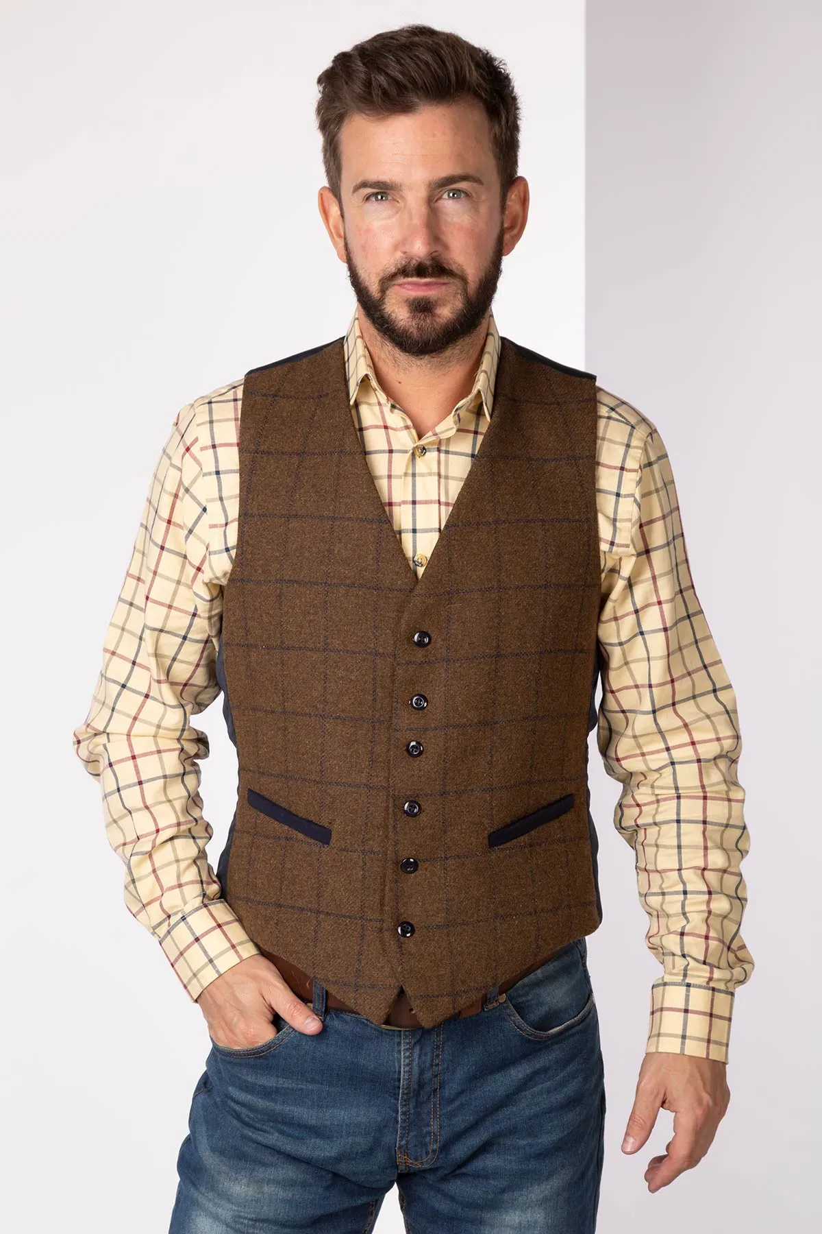 Men's Tweed Waistcoat