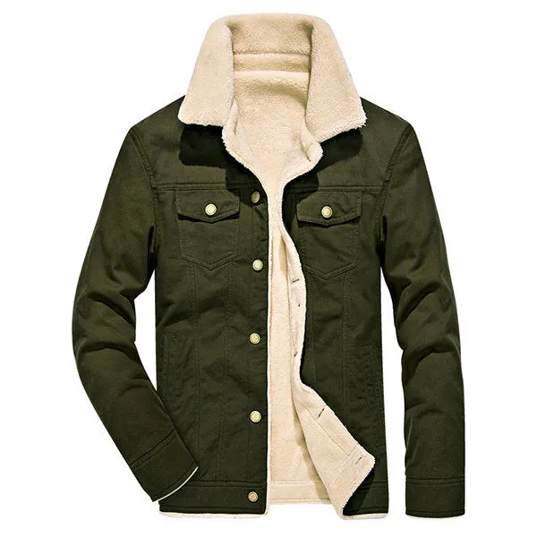 Mens Winter Fleece Thicken Jackets