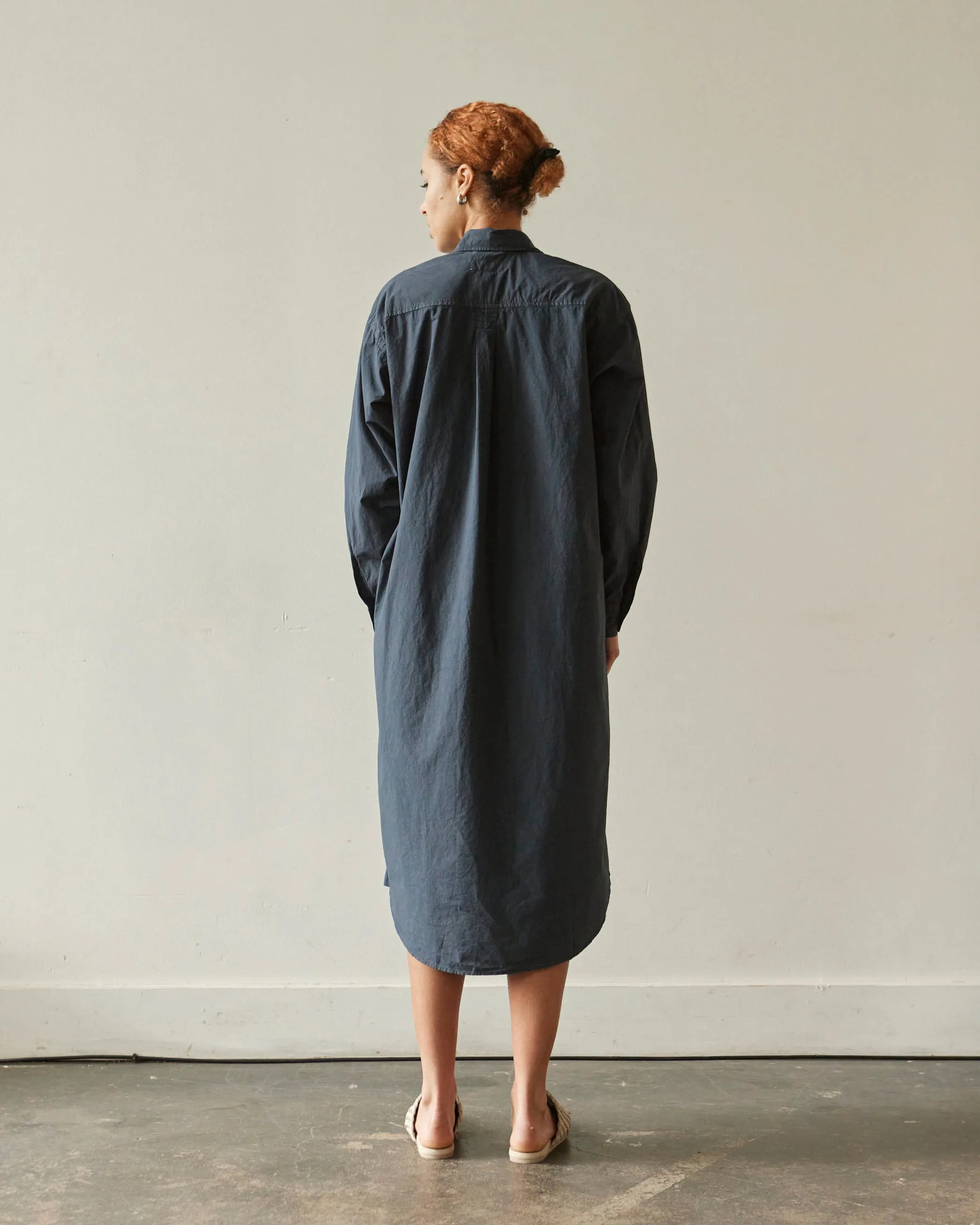 Merz b. Schwanen Relaxed Shirt Dress, Denim Blue