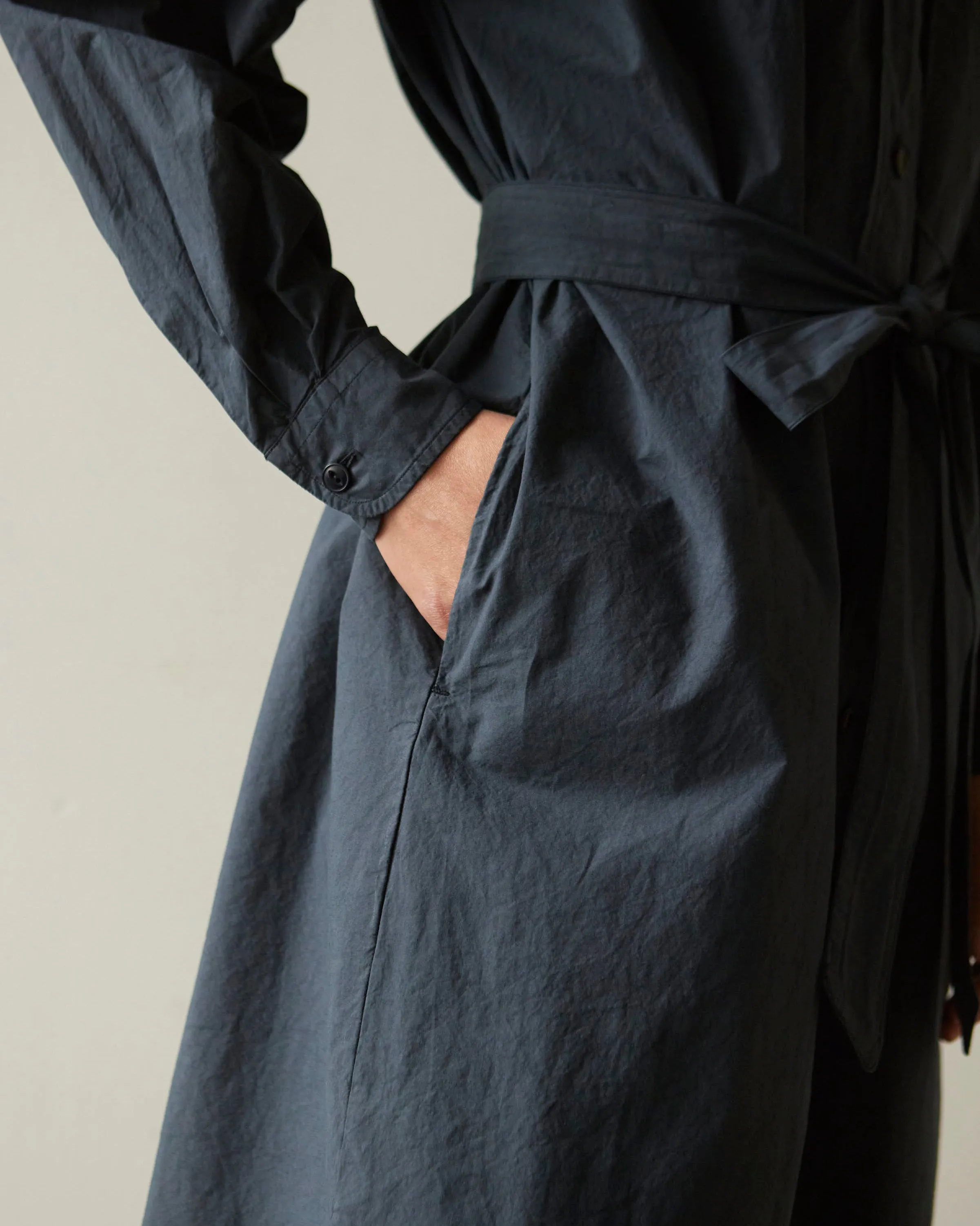 Merz b. Schwanen Relaxed Shirt Dress, Denim Blue