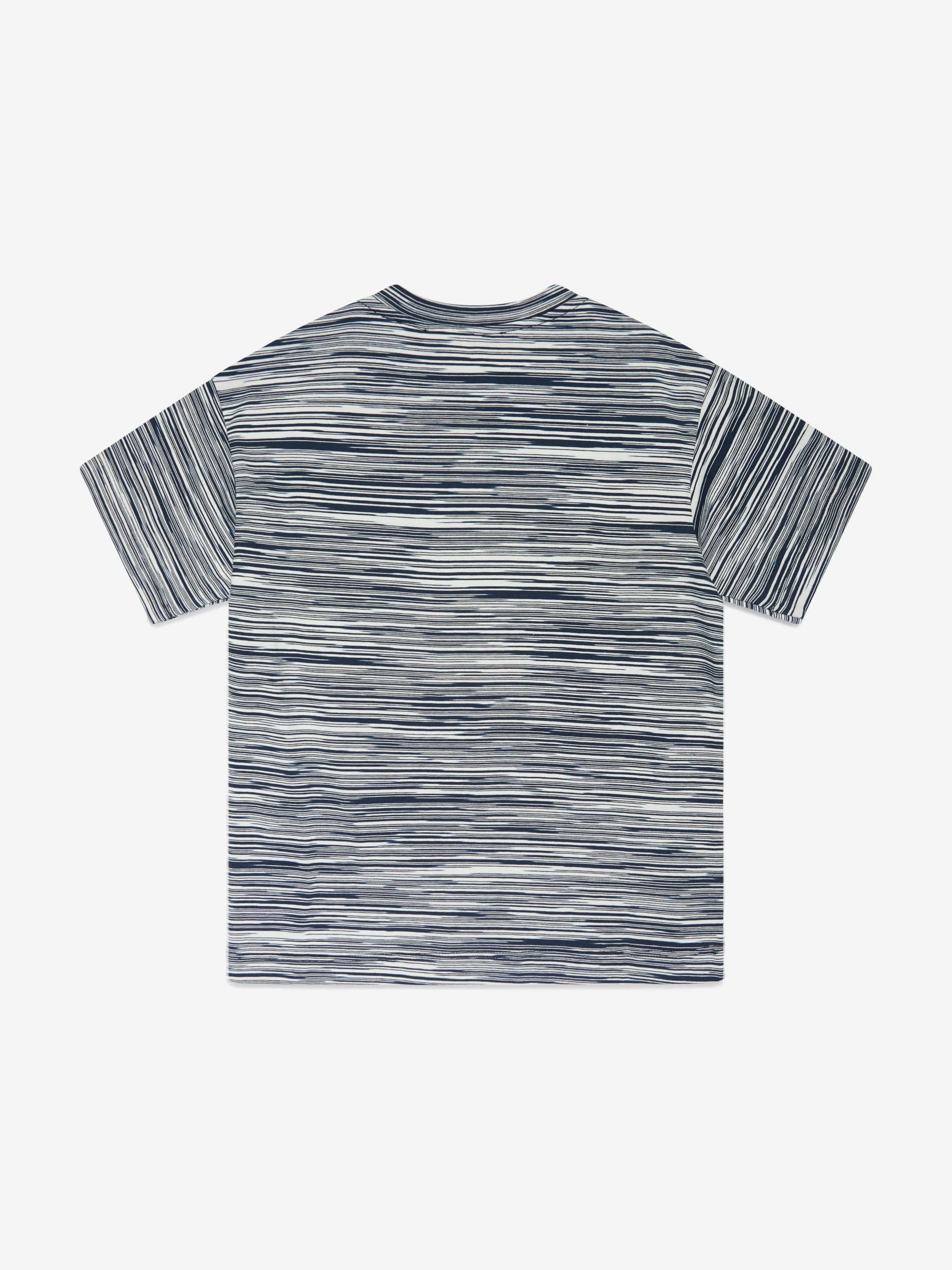 Missoni Boys Striped T-Shirt in Blue