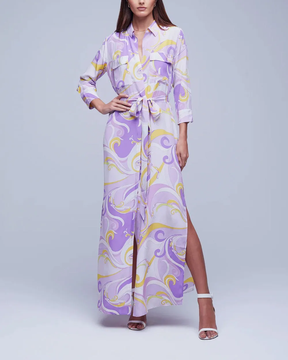 Orchid Multi Cameron Shirt Dress