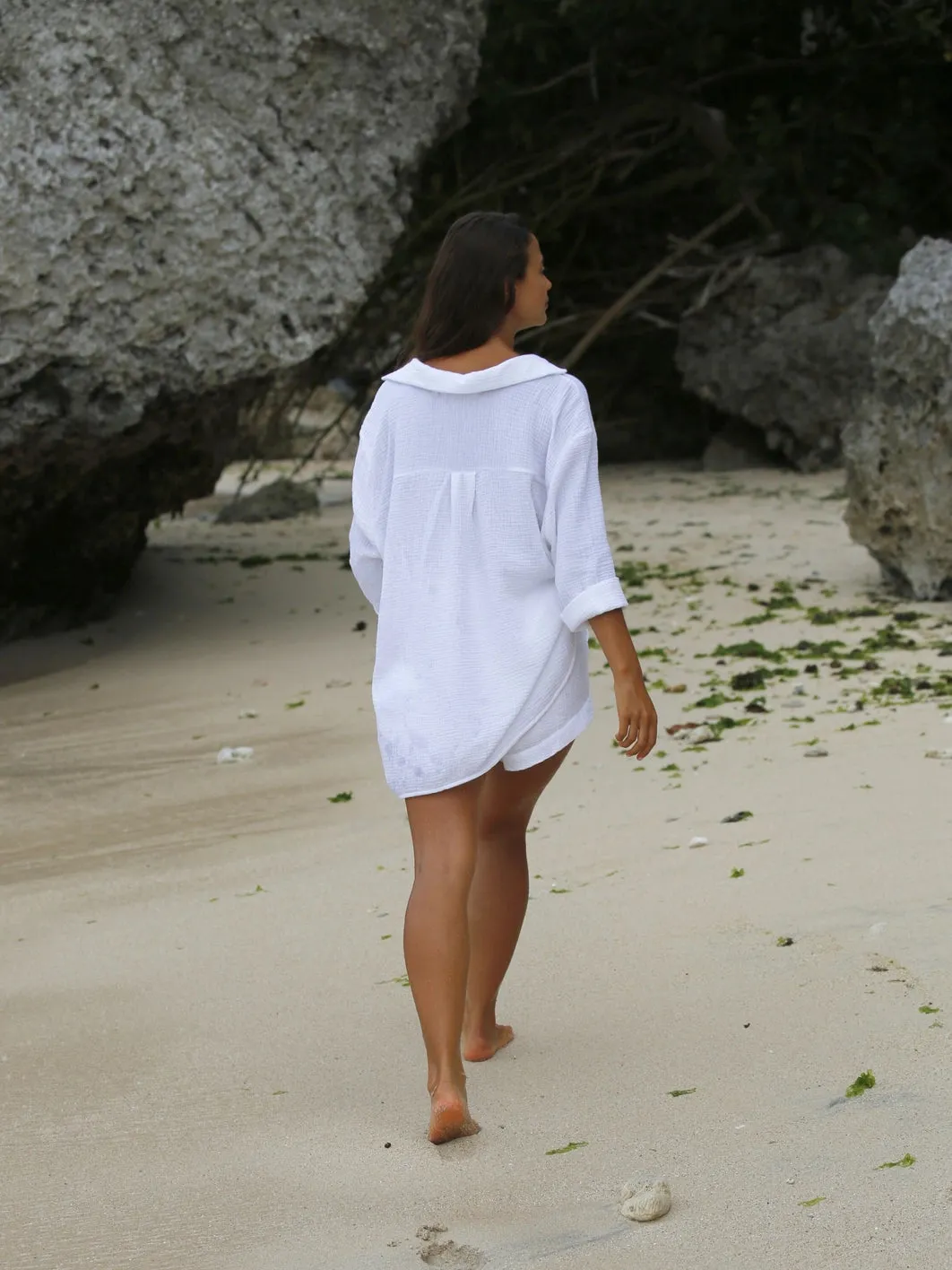 Organic Cotton Cover Up Shirt