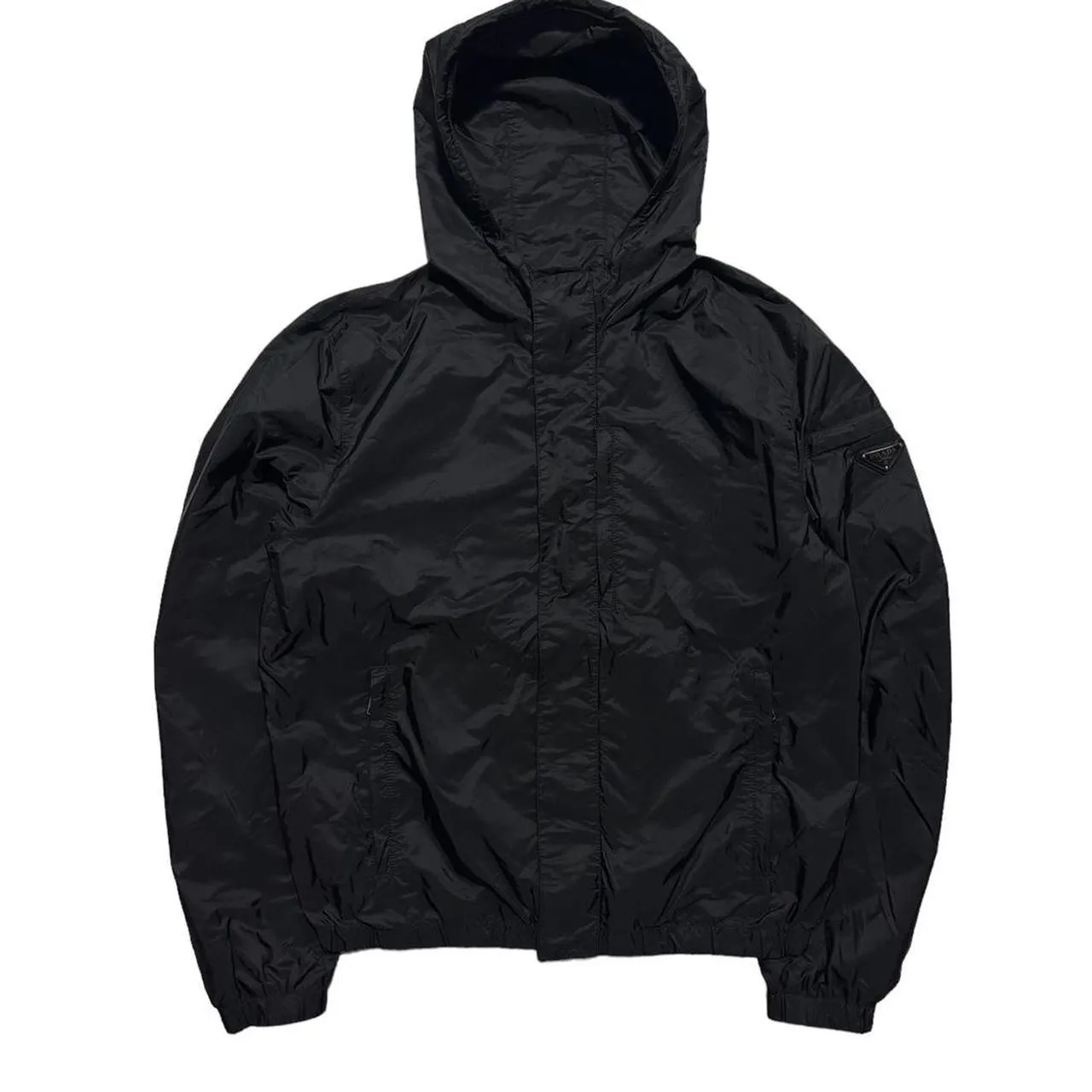 Prada Black Nylon Full Zip Jacket