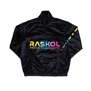 RASKOL Athletic Windbreaker Jacket (Black)