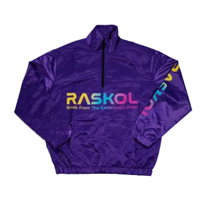 RASKOL Athletic Windbreaker Jacket (Purple)