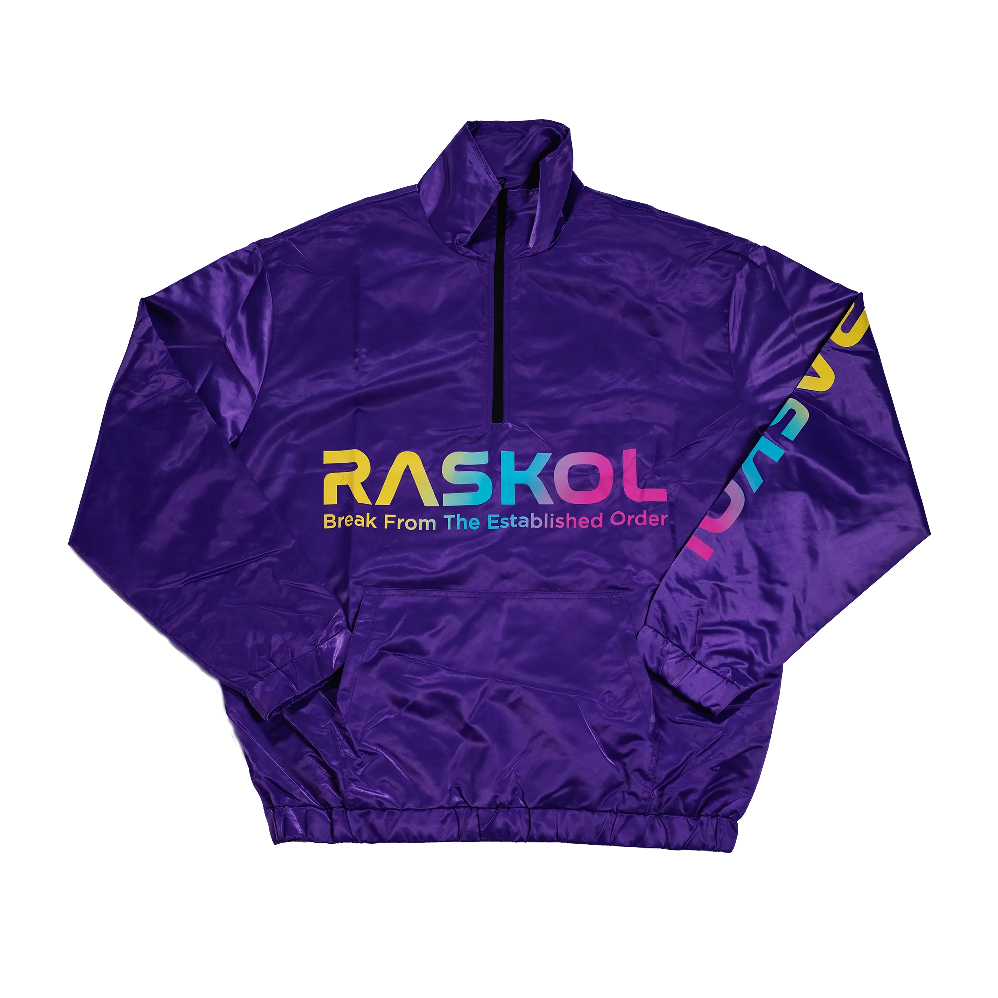 RASKOL Athletic Windbreaker Jacket (Purple)