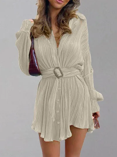 Resort Shirt Mini Dress