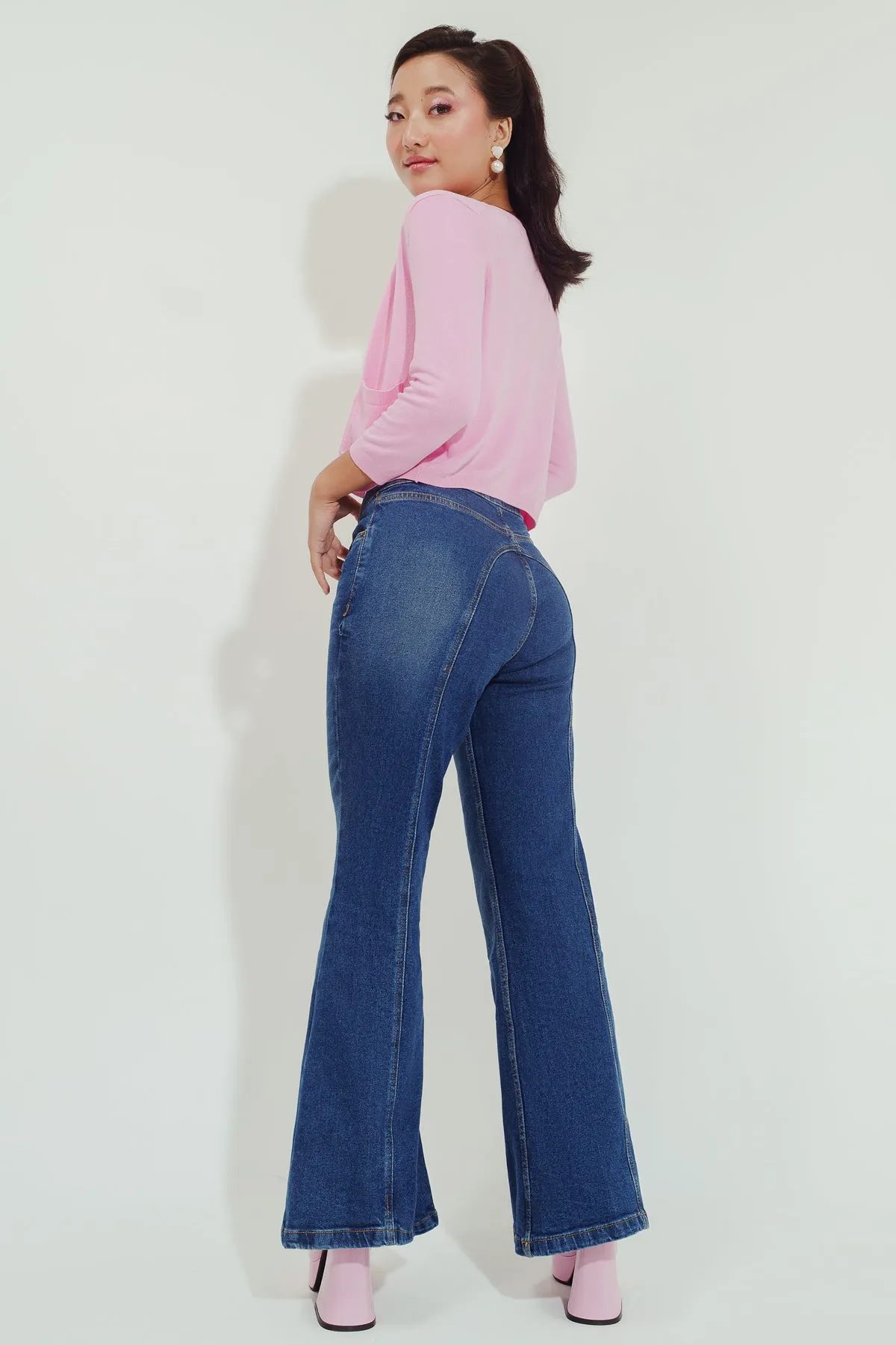 Retro Bootcut Flared Jeans