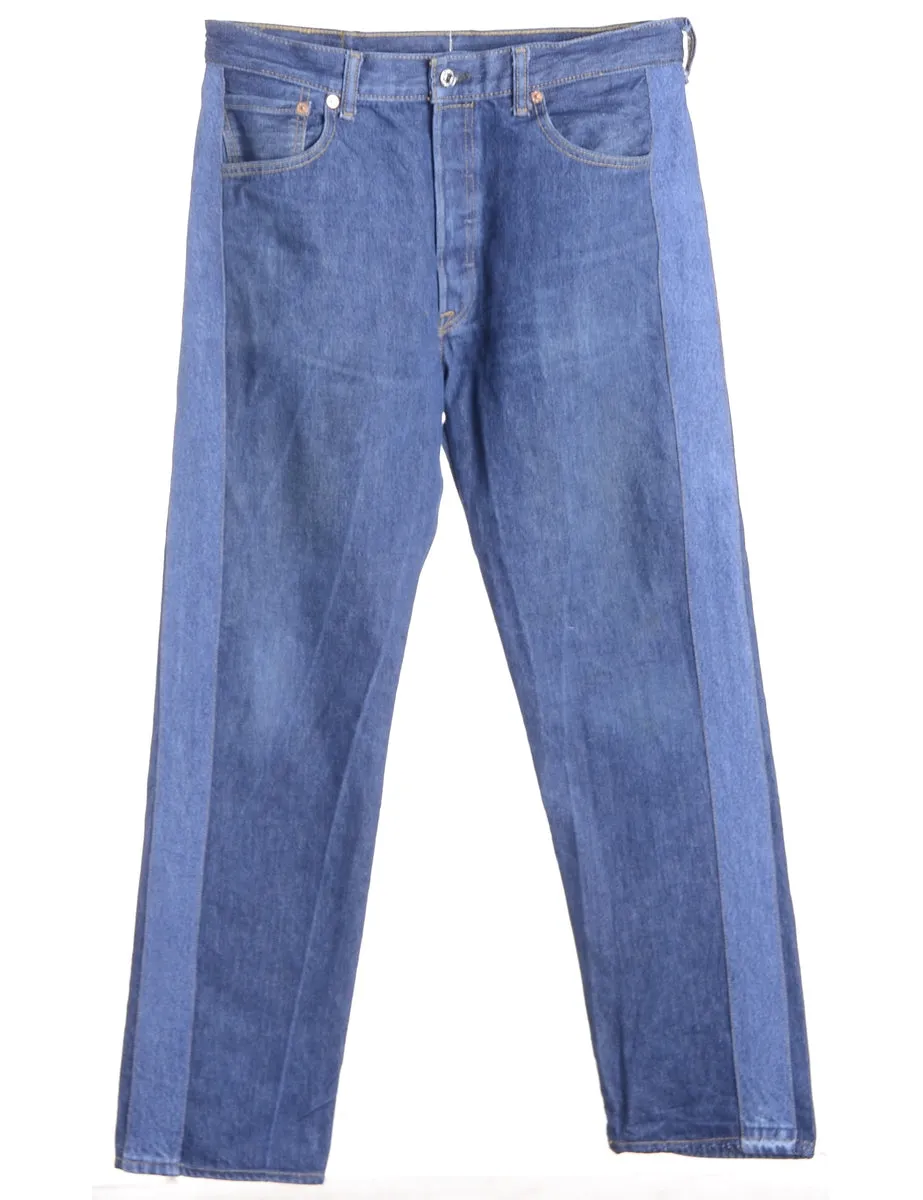 Reworked Jason Contrast Side Panel Jeans - W35