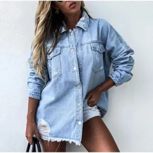 Rikka Denim Jacket | Trendy & Fashionable