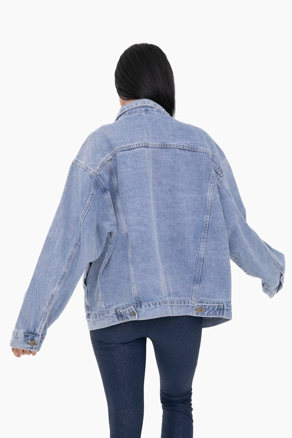 Roxy Boxy-Cut Denim Jacket