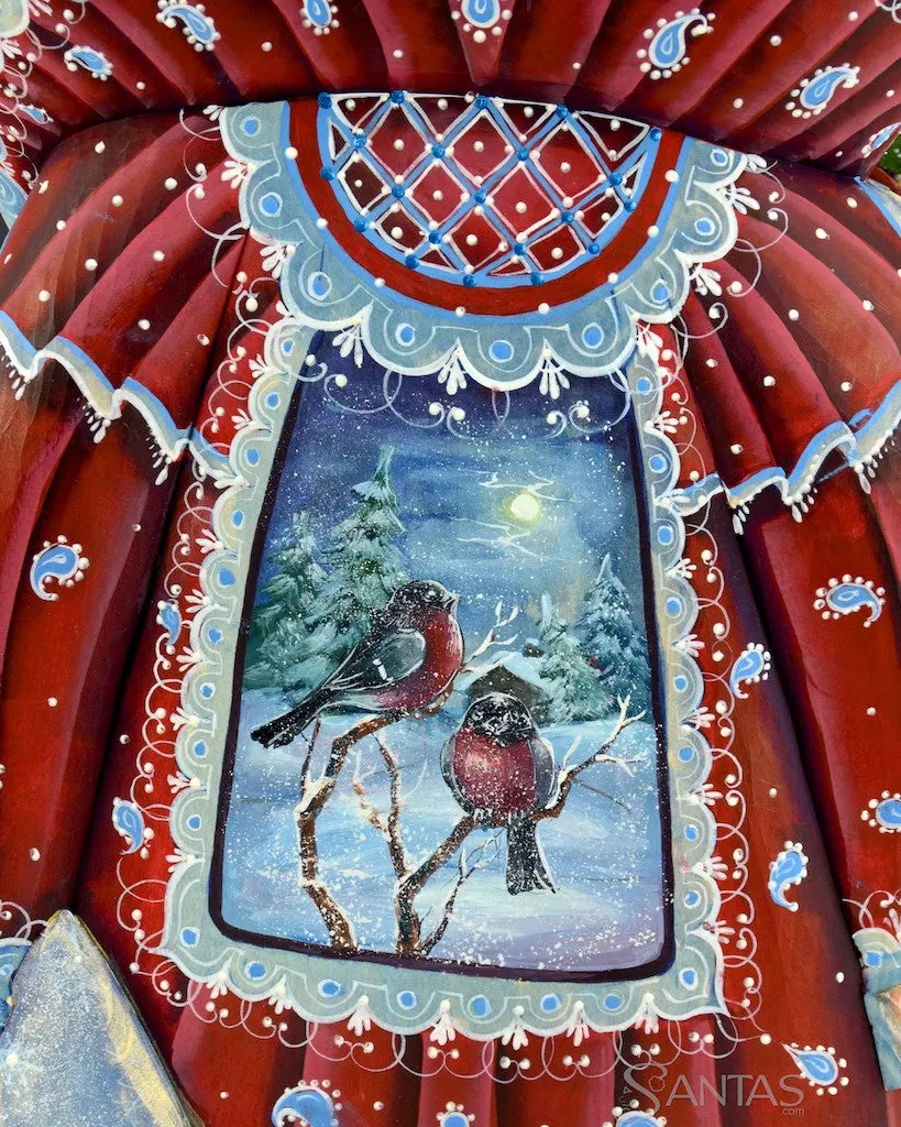 Santa's Midnight Sleigh Ride - 12 inch Russian Santa