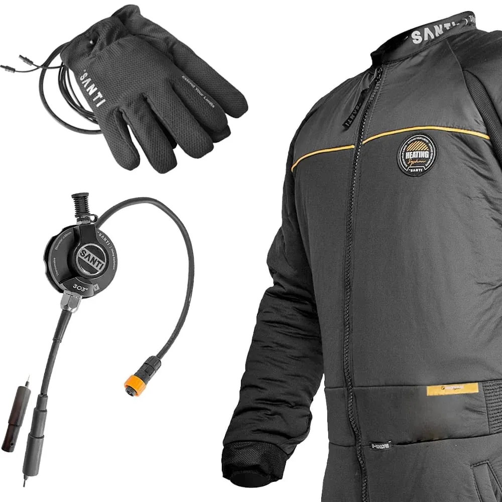 Santi Heated Flex Undersuit and Glove Duo