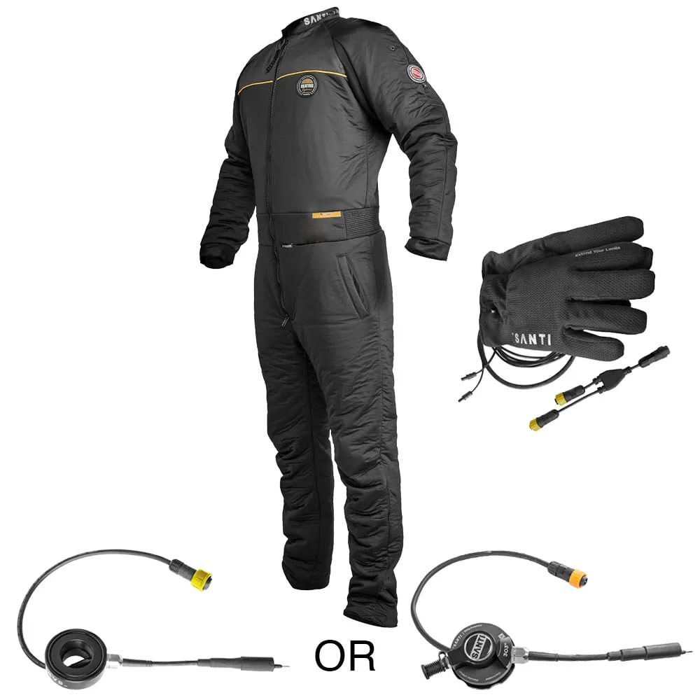 Santi Heated Flex Undersuit and Glove Duo