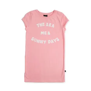 SEE ME TEE DRESS - Pink