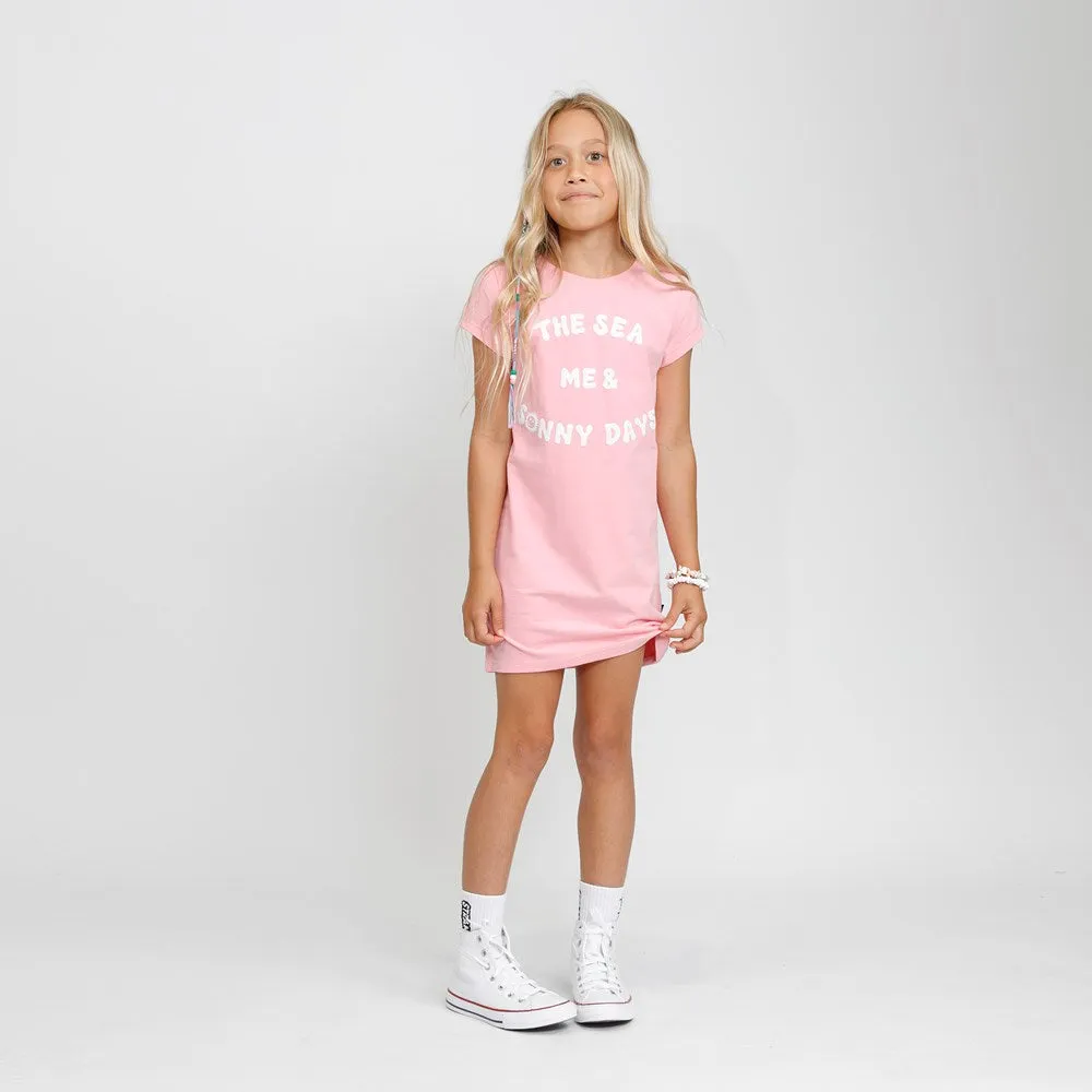 SEE ME TEE DRESS - Pink