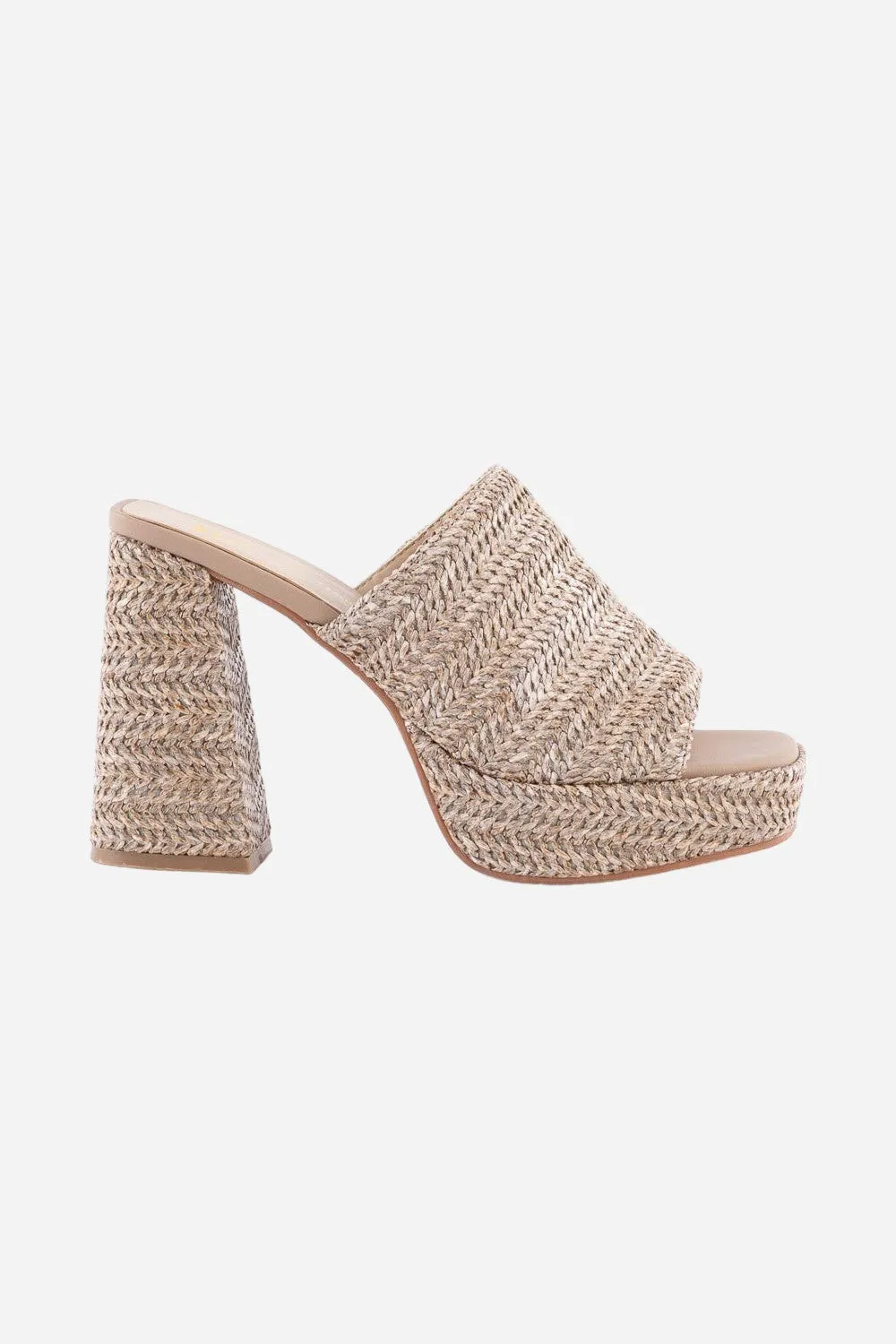 Seychelles We Found Love Sandals in Raffia Taupe