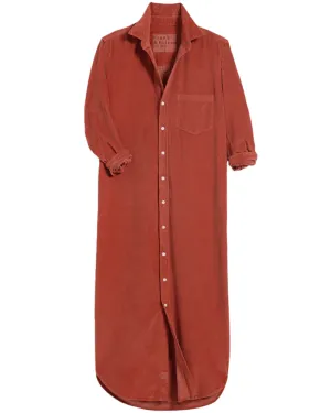 Spice Corduroy Rory Maxi Shirt Dress