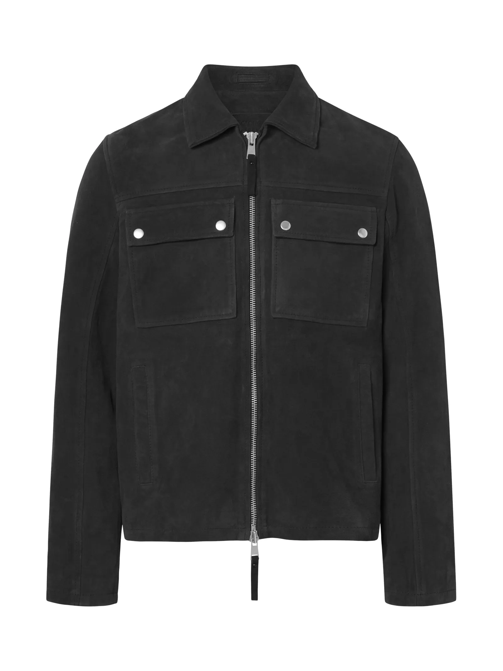 Suede Double Pocket Jacket