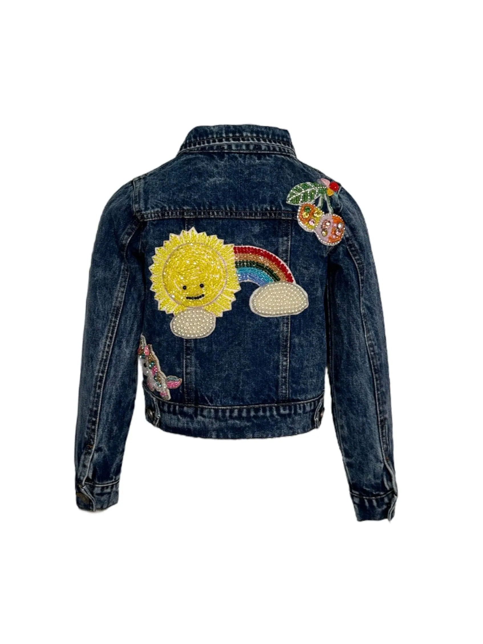 Sunny Days Denim Crystal Jacket