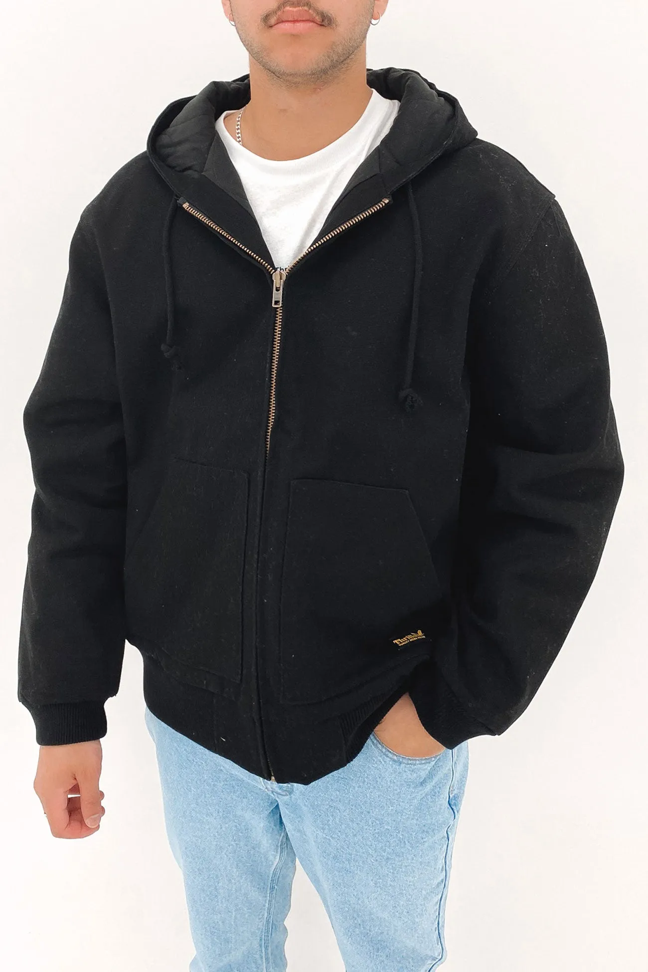 Thrills Union Hood Jacket Black