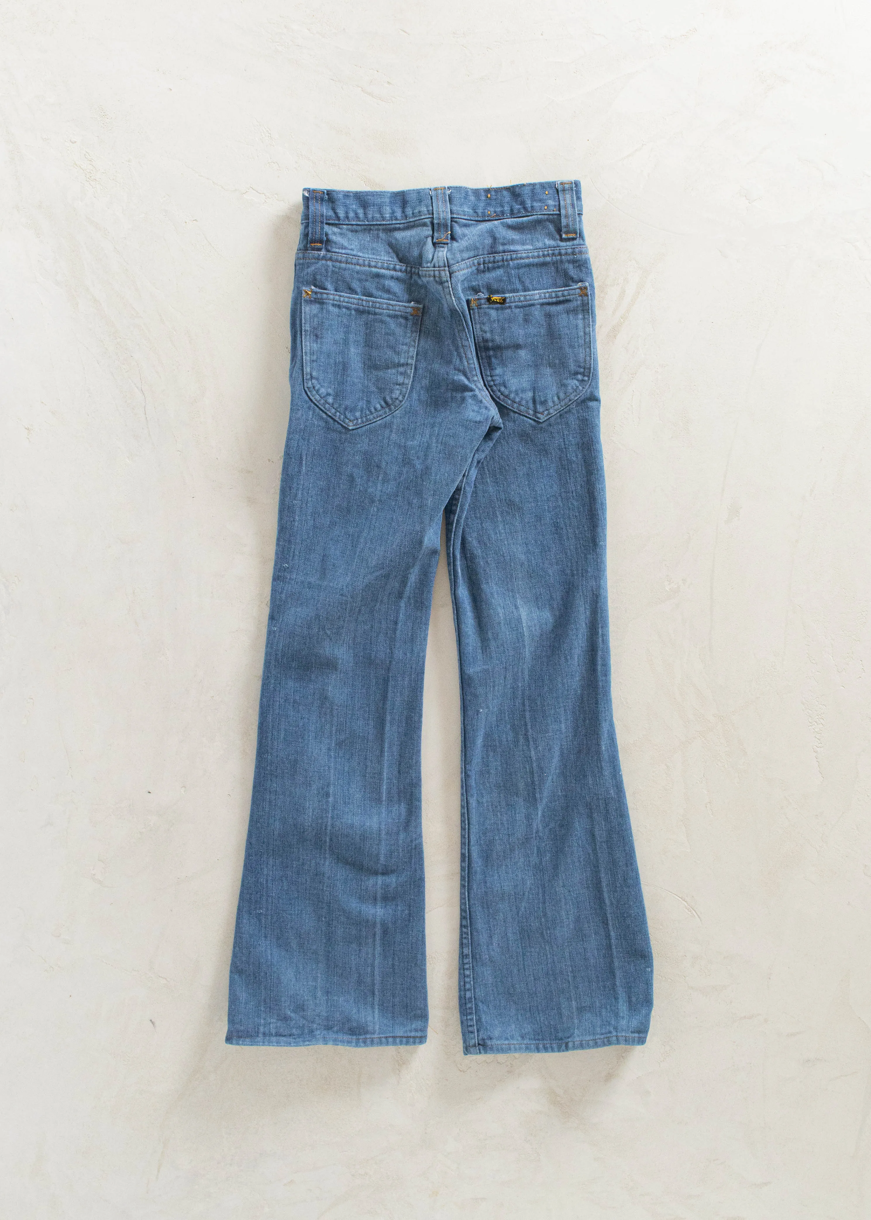 Vintage 1970s Lee Midwash Flare Jeans Size Women's 24