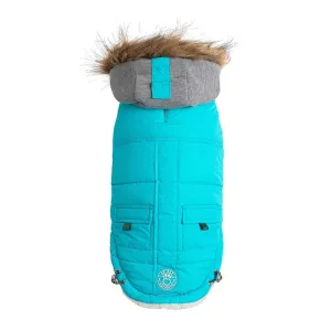 Winter Sailor Parka - Aqua: Warmth and Style Combined