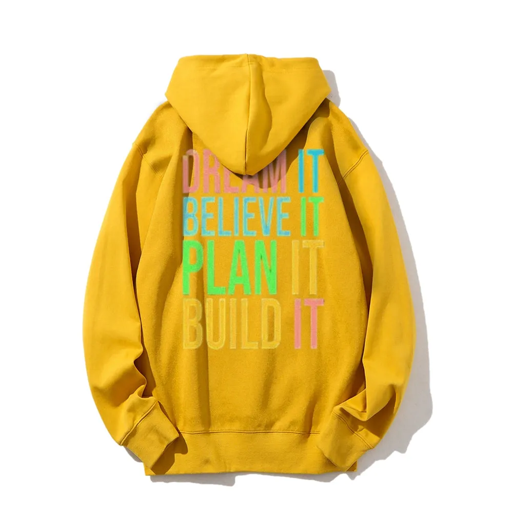 Women Inspired Letter Graphic Hoodies