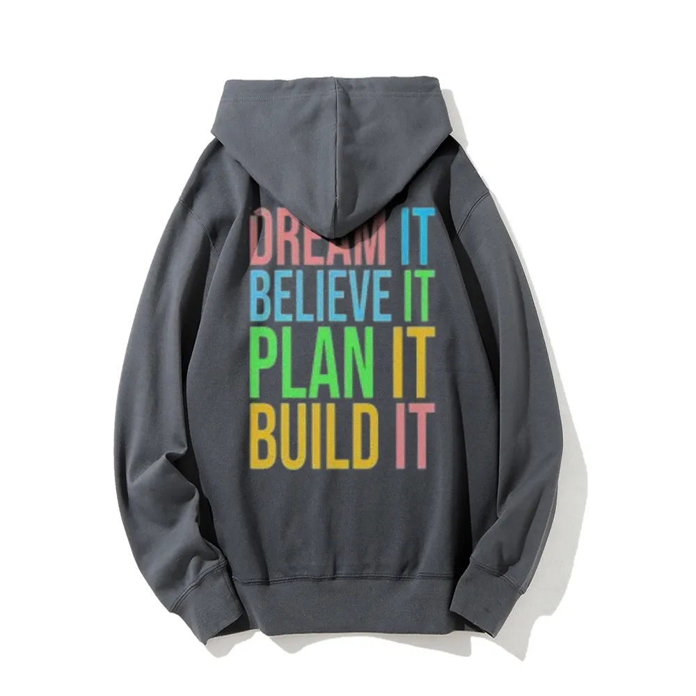 Women Inspired Letter Graphic Hoodies