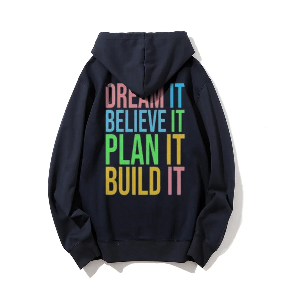 Women Inspired Letter Graphic Hoodies