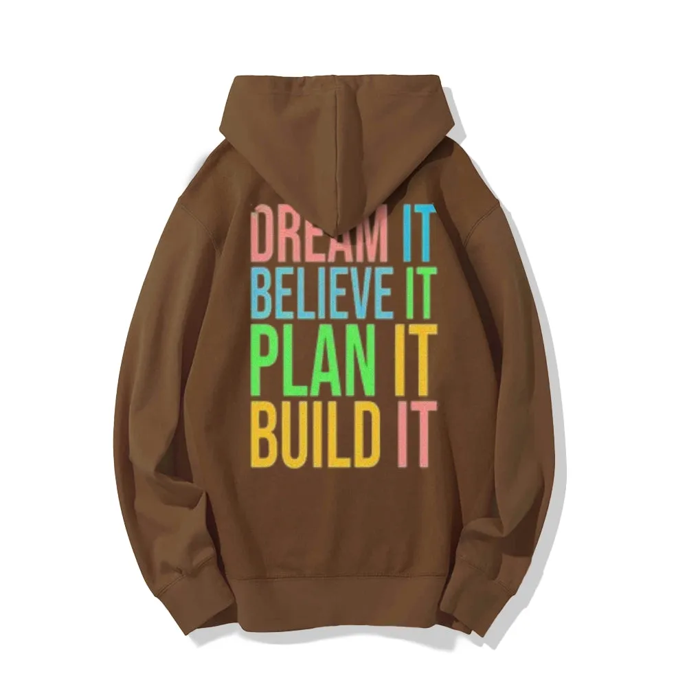 Women Inspired Letter Graphic Hoodies