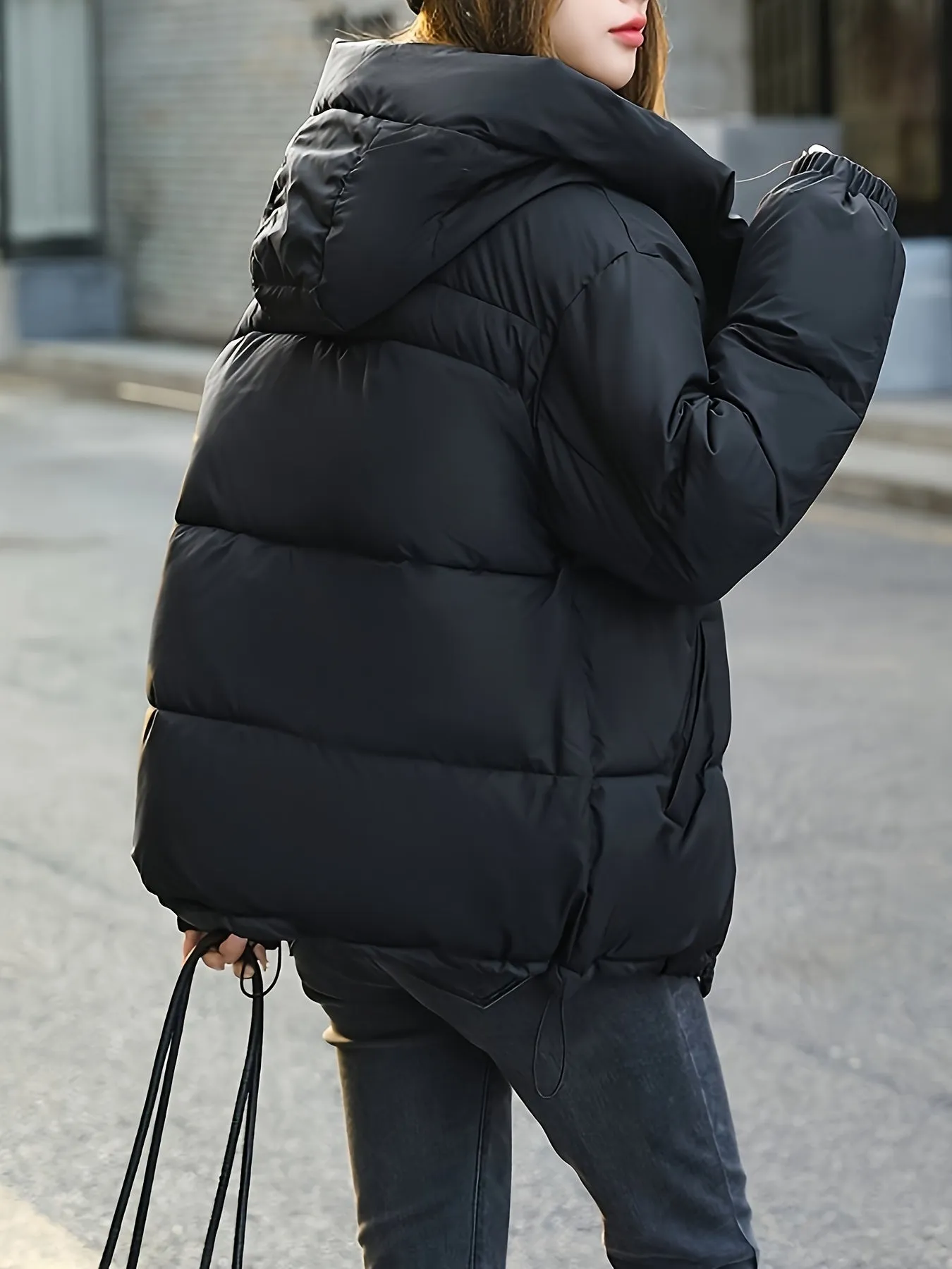 Women's Casual Warm Hooded Puffer Winter Jacket | Perfect for Casual Days