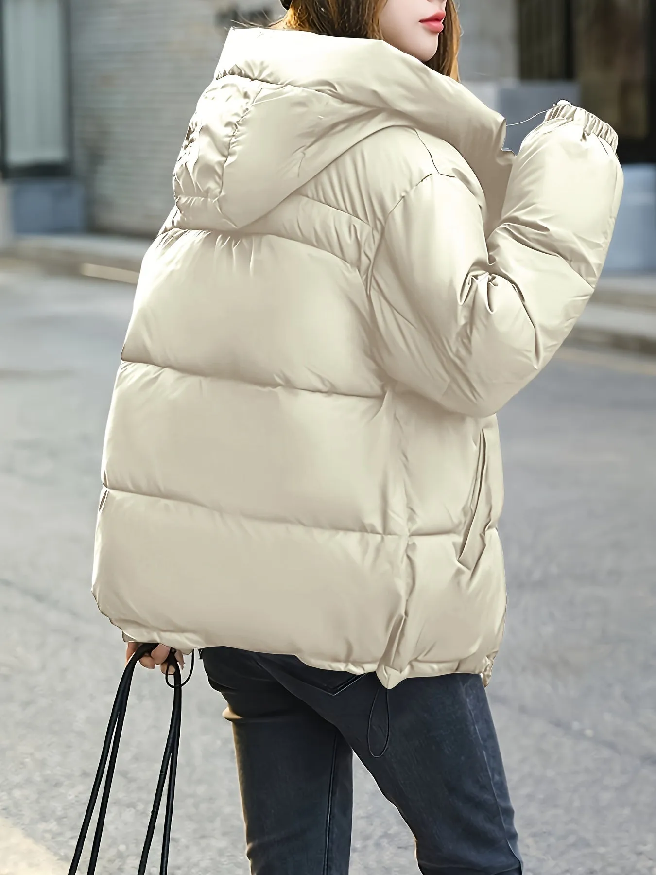 Women's Casual Warm Hooded Puffer Winter Jacket | Perfect for Casual Days