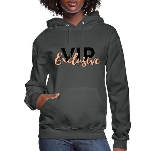 Womens Hoodie - Pullover Hooded Sweatshirt - Graphic/vip Exclusive